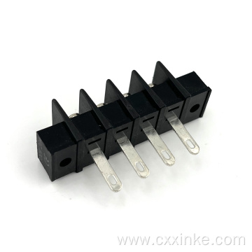 7.62MM pitch fence type PCB terminal long round feet